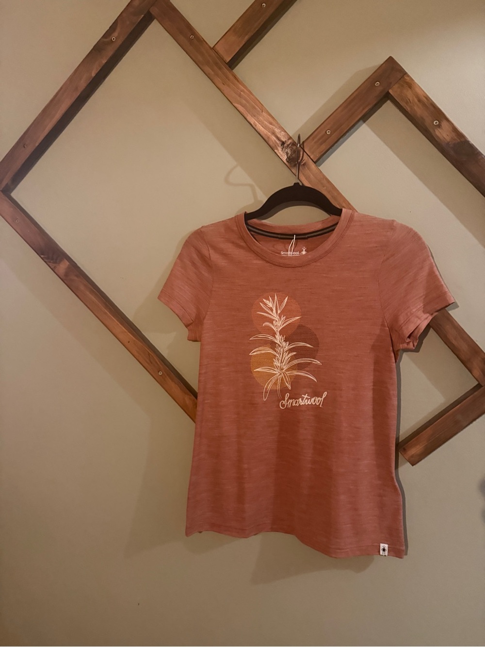Smartwool Women's Rust Orange Short-Sleeve Graphic Tee - Picture 2 of 3